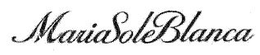 MARIASOLEBLANCA trademark