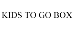 KIDS TO GO BOX trademark
