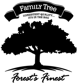 FAMILY TREE CONSISTENT QUALITY... IT'S IN THE BAG FOREST'S FINEST trademark