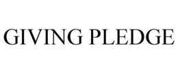 GIVING PLEDGE trademark