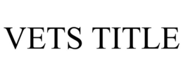 VETS TITLE trademark