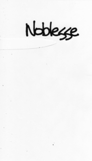 NOBLESSE trademark