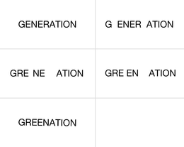 GENERATION GREENATION trademark