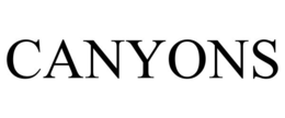 CANYONS trademark
