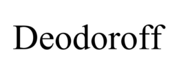 DEODOROFF trademark