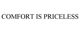 COMFORT IS PRICELESS trademark