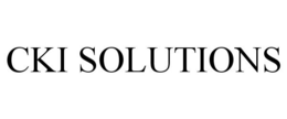 CKI SOLUTIONS trademark