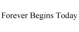 FOREVER BEGINS TODAY trademark