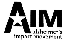 AIM ALZHEIMER'S IMPACT MOVEMENT trademark