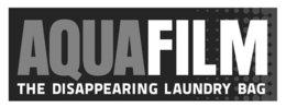 AQUAFILM THE DISAPPEARING LAUNDRY BAG trademark