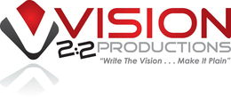 V VISION 2:2 PRODUCTIONS "WRITE THE VISION...MAKE IT PLAIN" trademark