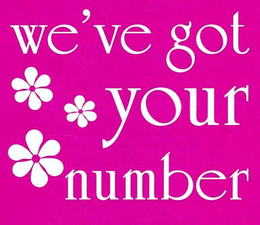 WE'VE GOT YOUR NUMBER trademark