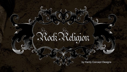 ROCK RELIGION BY HARDY CONCEPT DESIGNS trademark
