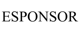 ESPONSOR trademark