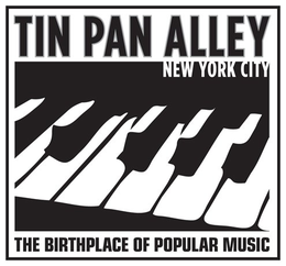 TIN PAN ALLEY NEW YORK CITY THE BIRTHPLACE OF POPULAR MUSIC trademark