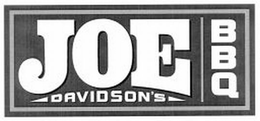 JOE DAVIDSON'S BBQ trademark