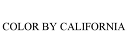 COLOR BY CALIFORNIA trademark