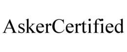ASKERCERTIFIED trademark