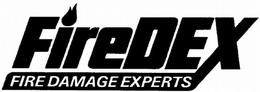 FIREDEX FIRE DAMAGE EXPERTS trademark