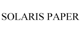 SOLARIS PAPER trademark