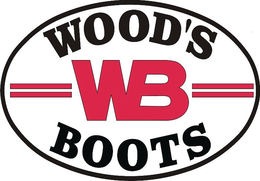 WB WOOD'S BOOTS trademark