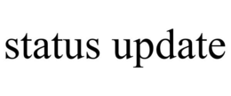STATUS UPDATE trademark
