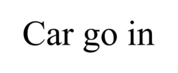 CAR GO IN trademark