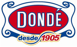 DONDÉ DESDE 1905 trademark