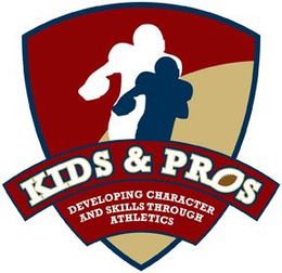 KIDS & PROS DEVELOPING CHARACTER AND SKILLS THROUGH ATHLETICS trademark