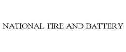 NATIONAL TIRE AND BATTERY trademark