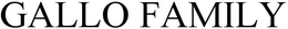 GALLO FAMILY trademark
