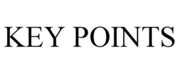 KEY POINTS trademark