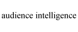 AUDIENCE INTELLIGENCE trademark