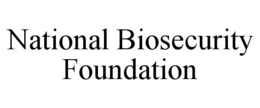 NATIONAL BIOSECURITY FOUNDATION trademark