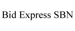 BID EXPRESS SBN trademark