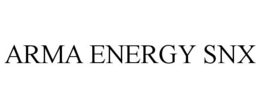 ARMA ENERGY SNX trademark