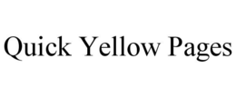 QUICK YELLOW PAGES trademark