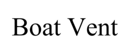 BOAT VENT trademark