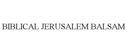 BIBLICAL JERUSALEM BALSAM trademark