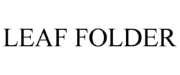 LEAF FOLDER trademark
