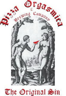 PIZZA ORGASMICA & BREWING CO. THE ORIGINAL SIN trademark