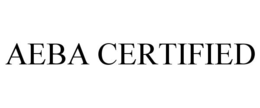 AEBA CERTIFIED trademark