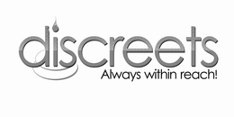 DISCREETS ALWAYS WITHIN REACH! trademark