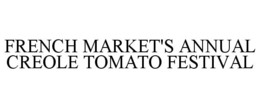 FRENCH MARKET'S ANNUAL CREOLE TOMATO FESTIVAL trademark