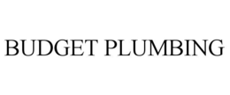 BUDGET PLUMBING trademark