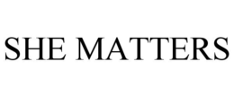 SHE MATTERS trademark