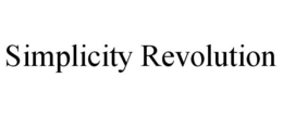 SIMPLICITY REVOLUTION trademark