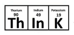 TH IN K THORIUM 90 INDIUM 49 POTASSIUM 19 trademark