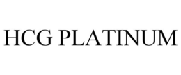 HCG PLATINUM trademark