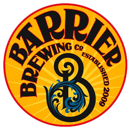 BARRIER BREWING CO ESTABLISHED 2009 B trademark